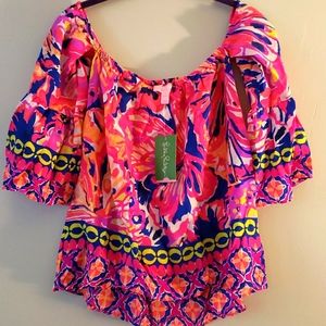Lilly Pulitzer Sanilla Silk top